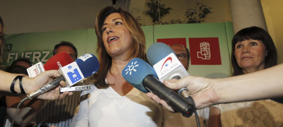 Susana Díaz se revalida como lideresa del PSOE tras la arrolladora victoria de Sánchez