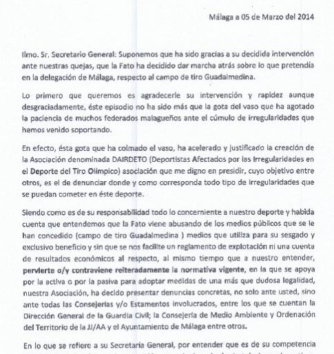 La Junta rechaza investigar las cuentas de la Federación Andaluza de Tiro Olímpico