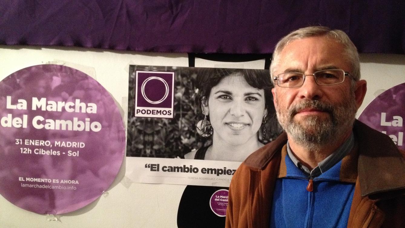 Periodista, comunista e insolvente: Félix Gil, número 1 de Podemos en Málaga