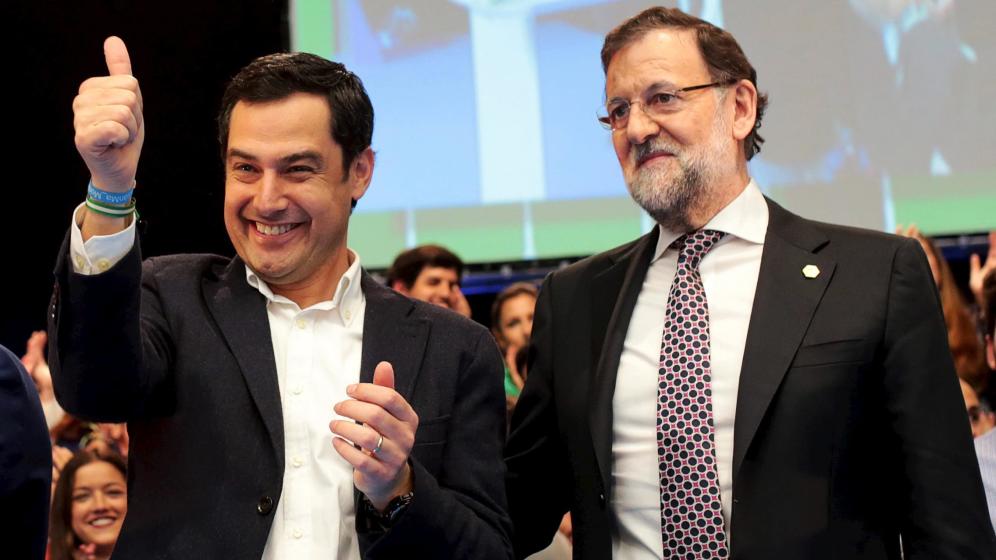 Rajoy respalda a Moreno tras decir «no» a Díaz: «Estás haciendo lo que tienes que hacer»