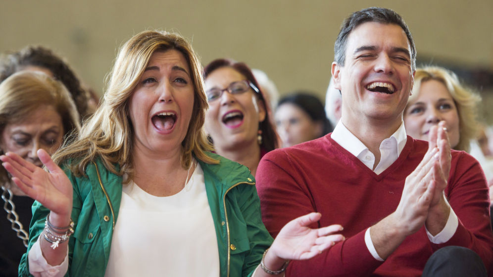 Susana Díaz eclipsa a Pedro Sánchez