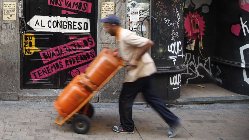 La crisis de la bombona de butano en España