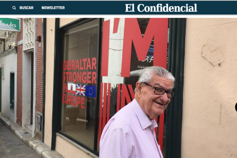 La cobertura del Brexit en Gibraltar de El Confidencial