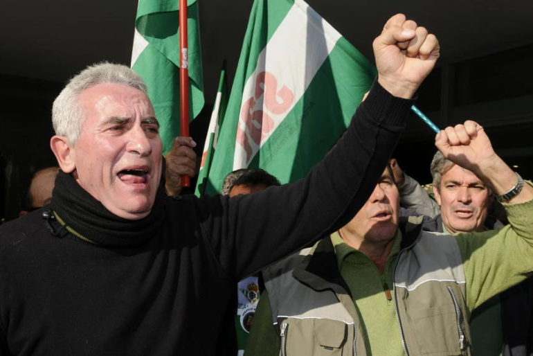 Diego Cañamero, un sindicalista en los brazos de Podemos