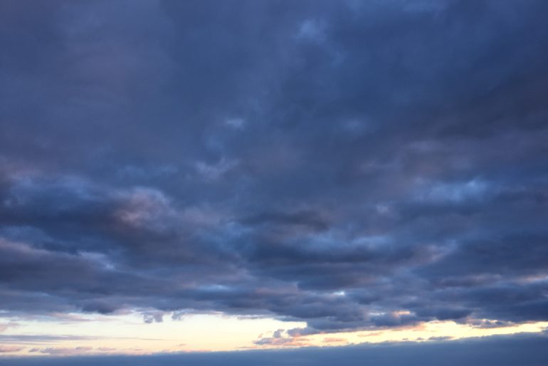 El atardecer de Nochevieja